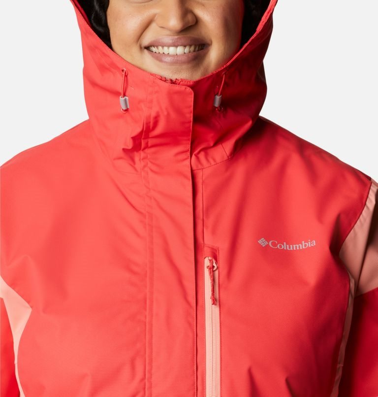 Columbia Hikebound Jakke Dame Rød | Plus Size 15846J